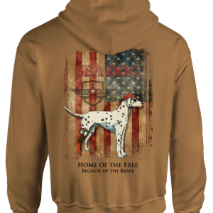 Grunge Flag Hooded Sweater